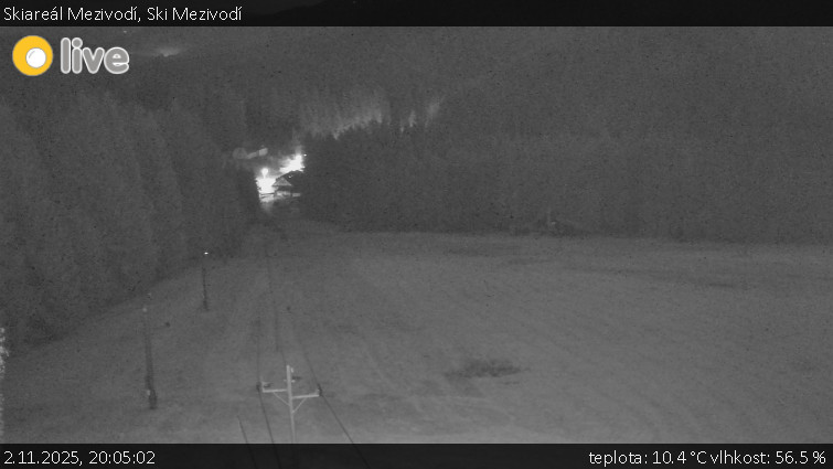 Skiareál Mezivodí - Ski Mezivodí - 2.11.2025 v 20:05 Skiareál Mezivodí - Ski Mezivodí - 2.11.2025 v 20:05