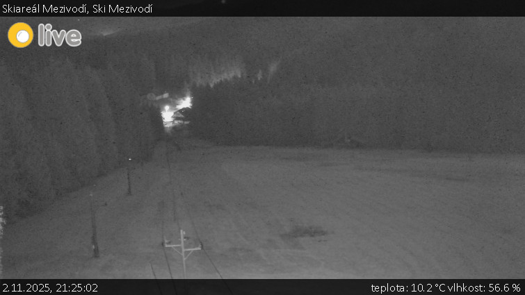 Skiareál Mezivodí - Ski Mezivodí - 2.11.2025 v 21:25 Skiareál Mezivodí - Ski Mezivodí - 2.11.2025 v 21:25