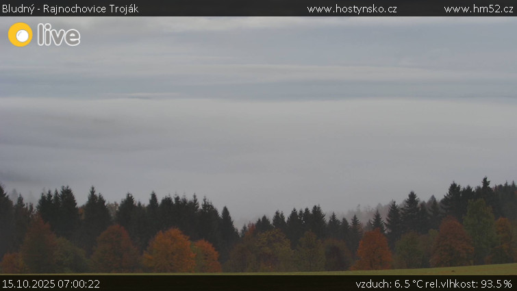 Bludný - Rajnochovice Troják - Bludný - Rajnochovice Troják - 15.10.2025 v 07:00 Bludný - Rajnochovice Troják - Bludný - Rajnochovice Troják - 15.10.2025 v 07:00