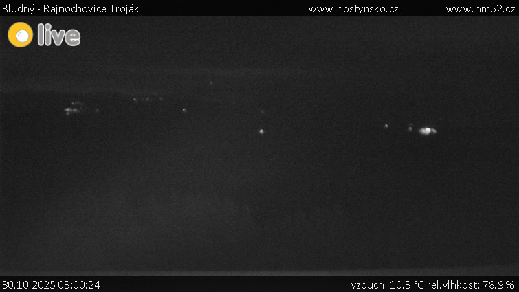 Bludný - Rajnochovice Troják - Bludný - Rajnochovice Troják  - 30.10.2025 v 03:00 Bludný - Rajnochovice Troják - Bludný - Rajnochovice Troják  - 30.10.2025 v 03:00