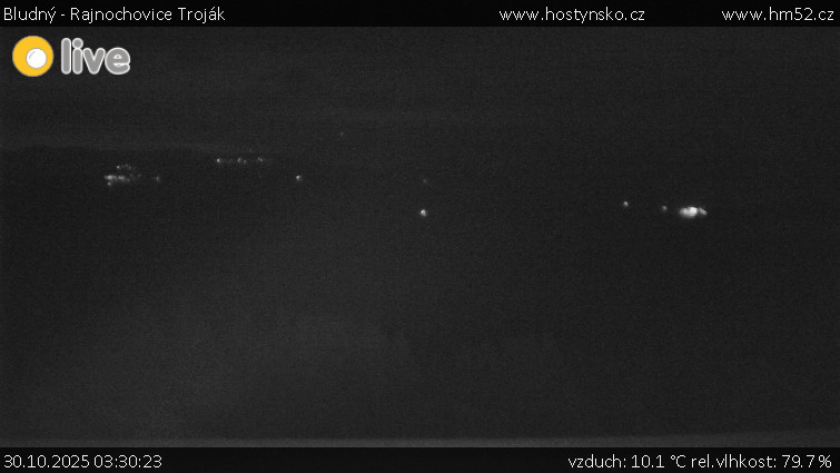 Bludný - Rajnochovice Troják - Bludný - Rajnochovice Troják  - 30.10.2025 v 03:30 Bludný - Rajnochovice Troják - Bludný - Rajnochovice Troják  - 30.10.2025 v 03:30
