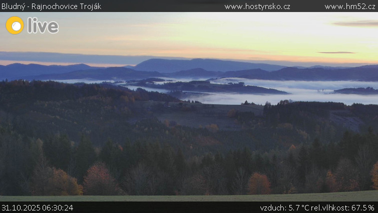 Bludný - Rajnochovice Troják - Bludný - Rajnochovice Troják  - 31.10.2025 v 06:30 Bludný - Rajnochovice Troják - Bludný - Rajnochovice Troják  - 31.10.2025 v 06:30