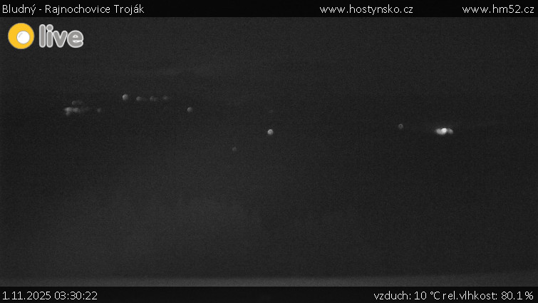 Bludný - Rajnochovice Troják - Bludný - Rajnochovice Troják  - 1.11.2025 v 03:30 Bludný - Rajnochovice Troják - Bludný - Rajnochovice Troják  - 1.11.2025 v 03:30