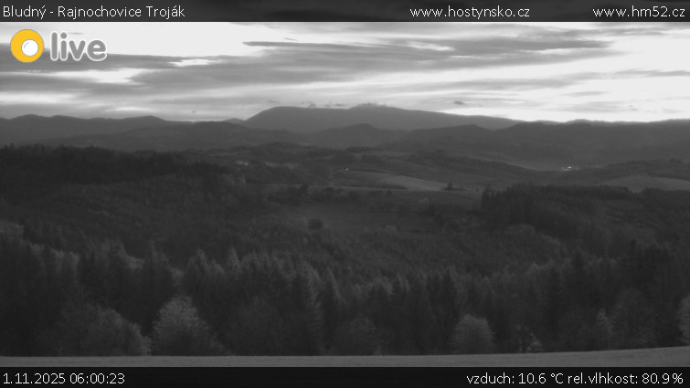 Bludný - Rajnochovice Troják - Bludný - Rajnochovice Troják  - 1.11.2025 v 06:00 Bludný - Rajnochovice Troják - Bludný - Rajnochovice Troják  - 1.11.2025 v 06:00