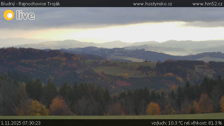 Bludný - Rajnochovice Troják - Bludný - Rajnochovice Troják  - 1.11.2025 v 07:30 Bludný - Rajnochovice Troják - Bludný - Rajnochovice Troják  - 1.11.2025 v 07:30