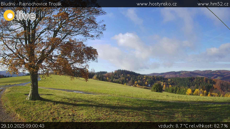 Bludný - Rajnochovice Troják - Bludný - Rajnochovice Troják  - 29.10.2025 v 09:00 Bludný - Rajnochovice Troják - Bludný - Rajnochovice Troják  - 29.10.2025 v 09:00