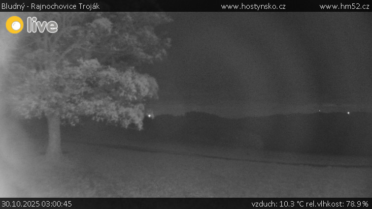 Bludný - Rajnochovice Troják - Bludný - Rajnochovice Troják  - 30.10.2025 v 03:00 Bludný - Rajnochovice Troják - Bludný - Rajnochovice Troják  - 30.10.2025 v 03:00