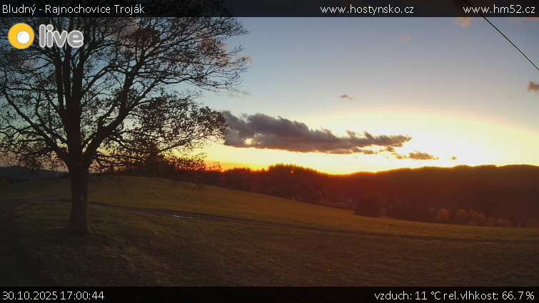 Bludný - Rajnochovice Troják - Bludný - Rajnochovice Troják  - 30.10.2025 v 17:00 Bludný - Rajnochovice Troják - Bludný - Rajnochovice Troják  - 30.10.2025 v 17:00
