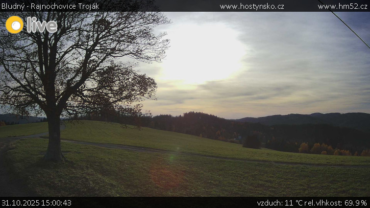 Bludný - Rajnochovice Troják - Bludný - Rajnochovice Troják  - 31.10.2025 v 15:00 Bludný - Rajnochovice Troják - Bludný - Rajnochovice Troják  - 31.10.2025 v 15:00