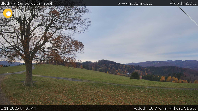 Bludný - Rajnochovice Troják - Bludný - Rajnochovice Troják  - 1.11.2025 v 07:30 Bludný - Rajnochovice Troják - Bludný - Rajnochovice Troják  - 1.11.2025 v 07:30