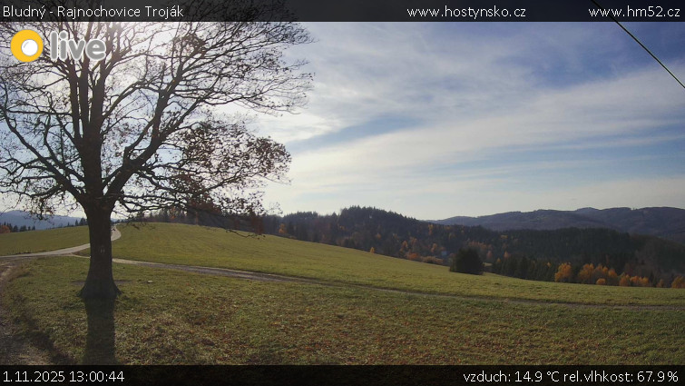 Bludný - Rajnochovice Troják - Bludný - Rajnochovice Troják  - 1.11.2025 v 13:00 Bludný - Rajnochovice Troják - Bludný - Rajnochovice Troják  - 1.11.2025 v 13:00