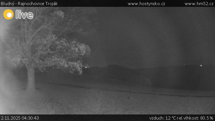Bludný - Rajnochovice Troják - Bludný - Rajnochovice Troják - 2.11.2025 v 04:30 Bludný - Rajnochovice Troják - Bludný - Rajnochovice Troják - 2.11.2025 v 04:30