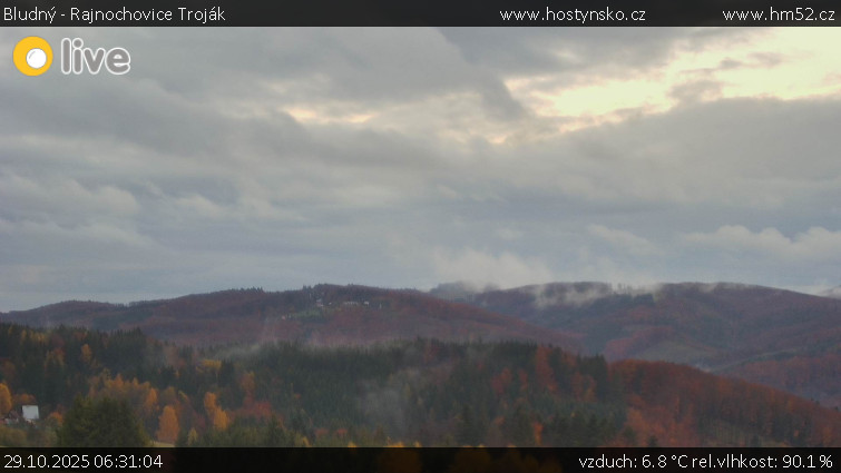 Bludný - Rajnochovice Troják - Bludný - Rajnochovice Troják  - 29.10.2025 v 06:31 Bludný - Rajnochovice Troják - Bludný - Rajnochovice Troják  - 29.10.2025 v 06:31