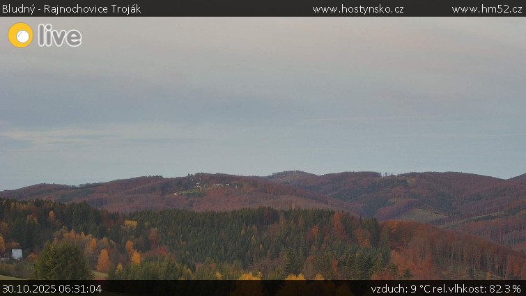 Bludný - Rajnochovice Troják - Bludný - Rajnochovice Troják  - 30.10.2025 v 06:31 Bludný - Rajnochovice Troják - Bludný - Rajnochovice Troják  - 30.10.2025 v 06:31
