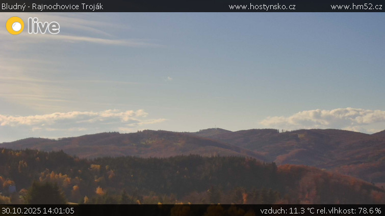 Bludný - Rajnochovice Troják - Bludný - Rajnochovice Troják  - 30.10.2025 v 14:01 Bludný - Rajnochovice Troják - Bludný - Rajnochovice Troják  - 30.10.2025 v 14:01