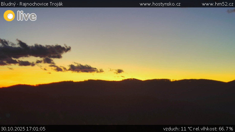 Bludný - Rajnochovice Troják - Bludný - Rajnochovice Troják  - 30.10.2025 v 17:01 Bludný - Rajnochovice Troják - Bludný - Rajnochovice Troják  - 30.10.2025 v 17:01