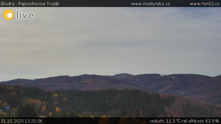 Bludný - Rajnochovice Troják - Bludný - Rajnochovice Troják  - 31.10.2025 v 13:31 Bludný - Rajnochovice Troják - Bludný - Rajnochovice Troják  - 31.10.2025 v 13:31
