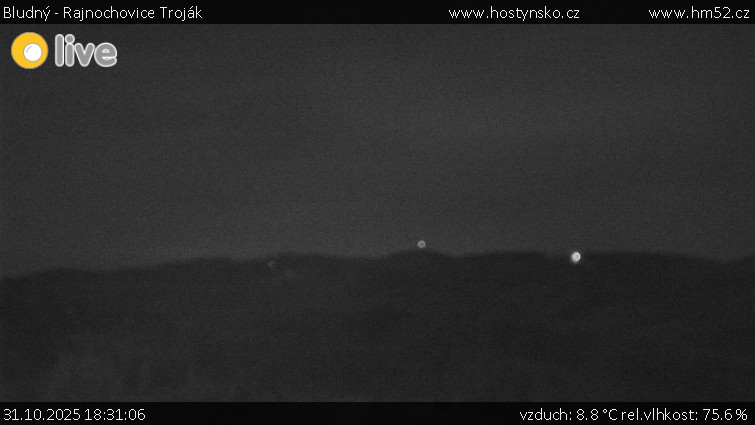 Bludný - Rajnochovice Troják - Bludný - Rajnochovice Troják  - 31.10.2025 v 18:31 Bludný - Rajnochovice Troják - Bludný - Rajnochovice Troják  - 31.10.2025 v 18:31