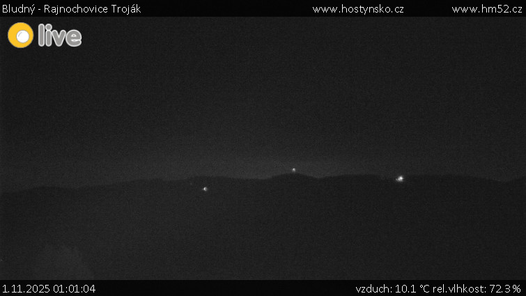 Bludný - Rajnochovice Troják - Bludný - Rajnochovice Troják  - 1.11.2025 v 01:01 Bludný - Rajnochovice Troják - Bludný - Rajnochovice Troják  - 1.11.2025 v 01:01