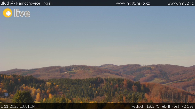 Bludný - Rajnochovice Troják - Bludný - Rajnochovice Troják  - 1.11.2025 v 10:01 Bludný - Rajnochovice Troják - Bludný - Rajnochovice Troják  - 1.11.2025 v 10:01