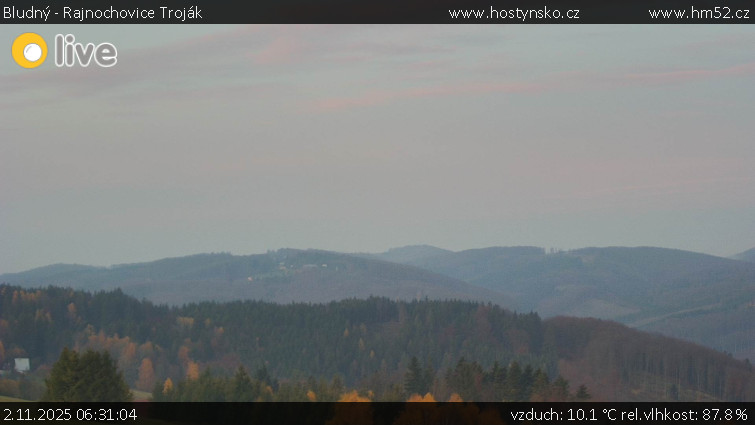 Bludný - Rajnochovice Troják - Bludný - Rajnochovice Troják - 2.11.2025 v 06:31 Bludný - Rajnochovice Troják - Bludný - Rajnochovice Troják - 2.11.2025 v 06:31