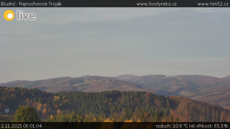 Bludný - Rajnochovice Troják - Bludný - Rajnochovice Troják - 2.11.2025 v 08:01 Bludný - Rajnochovice Troják - Bludný - Rajnochovice Troják - 2.11.2025 v 08:01