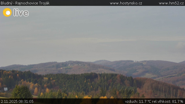 Bludný - Rajnochovice Troják - Bludný - Rajnochovice Troják - 2.11.2025 v 08:31 Bludný - Rajnochovice Troják - Bludný - Rajnochovice Troják - 2.11.2025 v 08:31