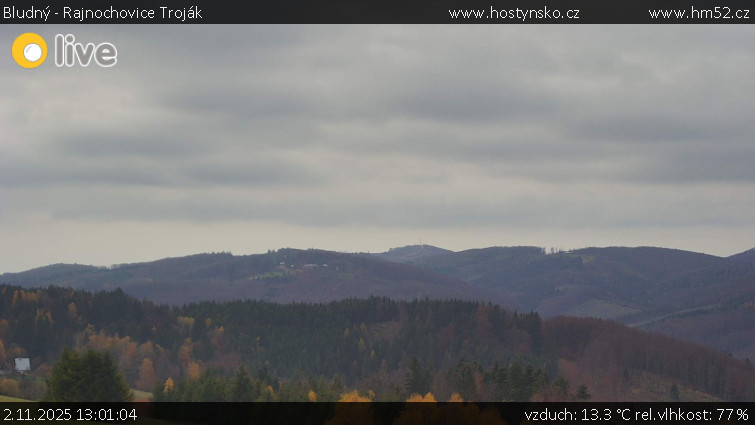 Bludný - Rajnochovice Troják - Bludný - Rajnochovice Troják - 2.11.2025 v 13:01 Bludný - Rajnochovice Troják - Bludný - Rajnochovice Troják - 2.11.2025 v 13:01