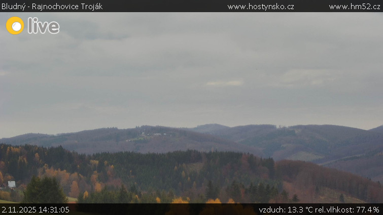Bludný - Rajnochovice Troják - Bludný - Rajnochovice Troják - 2.11.2025 v 14:31 Bludný - Rajnochovice Troják - Bludný - Rajnochovice Troják - 2.11.2025 v 14:31