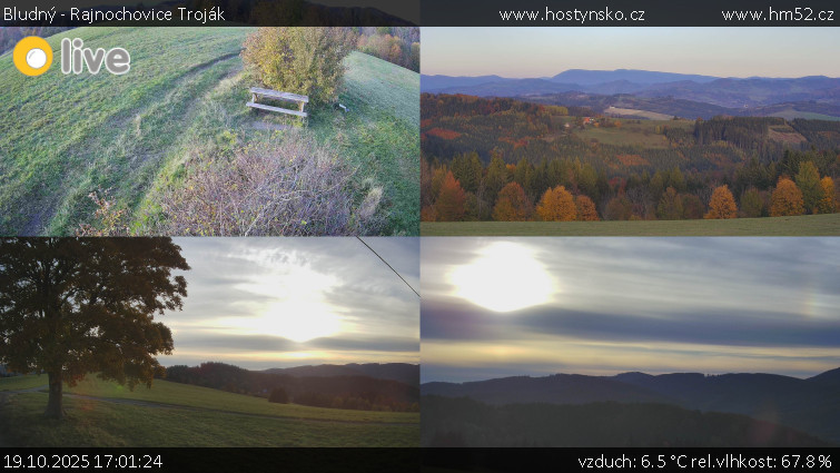 Bludný - Rajnochovice Troják - Sdružený snímek Bludný - 19.10.2025 v 17:01 Bludný - Rajnochovice Troják - Sdružený snímek Bludný - 19.10.2025 v 17:01