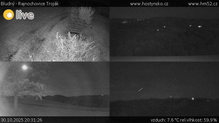 Bludný - Rajnochovice Troják - Sdružený snímek Bludný - 30.10.2025 v 20:31 Bludný - Rajnochovice Troják - Sdružený snímek Bludný - 30.10.2025 v 20:31