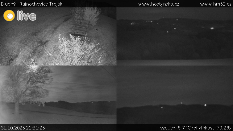 Bludný - Rajnochovice Troják - Sdružený snímek Bludný - 31.10.2025 v 21:31 Bludný - Rajnochovice Troják - Sdružený snímek Bludný - 31.10.2025 v 21:31
