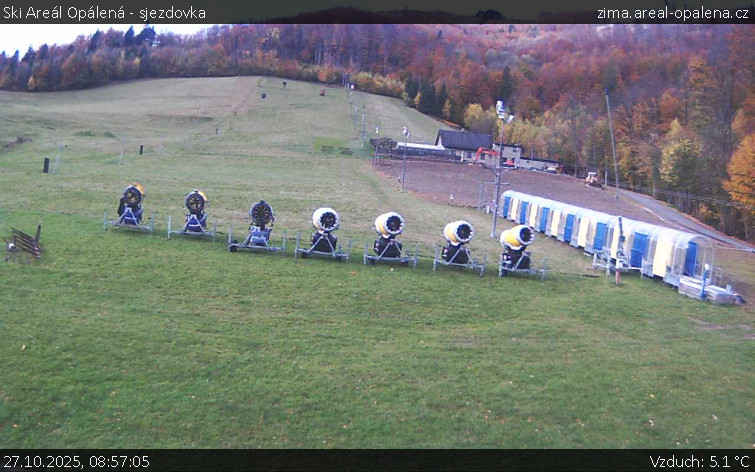 Ski Areál Opálená - Ski Areál Opálená - 27.10.2025 v 08:57 Ski Areál Opálená - Ski Areál Opálená - 27.10.2025 v 08:57