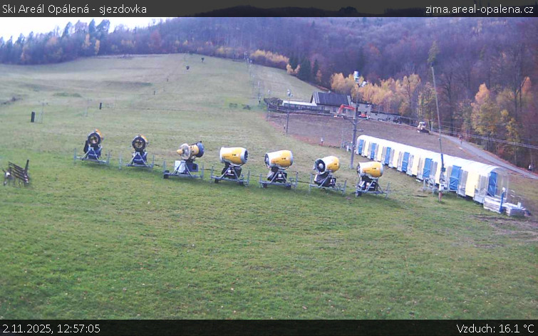 Ski Areál Opálená - Ski Areál Opálená - 2.11.2025 v 12:57 Ski Areál Opálená - Ski Areál Opálená - 2.11.2025 v 12:57