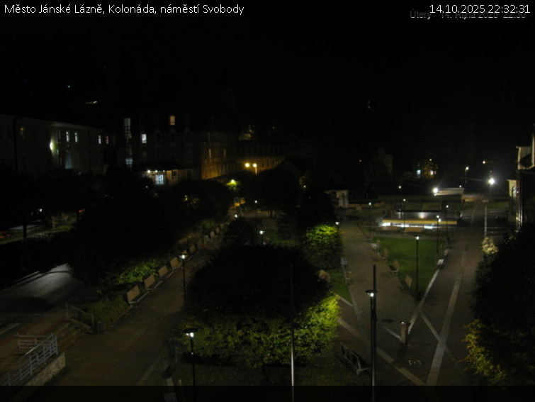 Město Jánské Lázně - Kolonáda, náměstí Svobody - 14.10.2025 v 22:32 Město Jánské Lázně - Kolonáda, náměstí Svobody - 14.10.2025 v 22:32