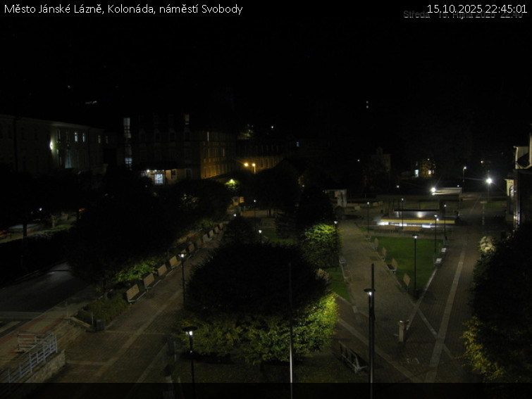 Město Jánské Lázně - Kolonáda, náměstí Svobody - 15.10.2025 v 22:45 Město Jánské Lázně - Kolonáda, náměstí Svobody - 15.10.2025 v 22:45