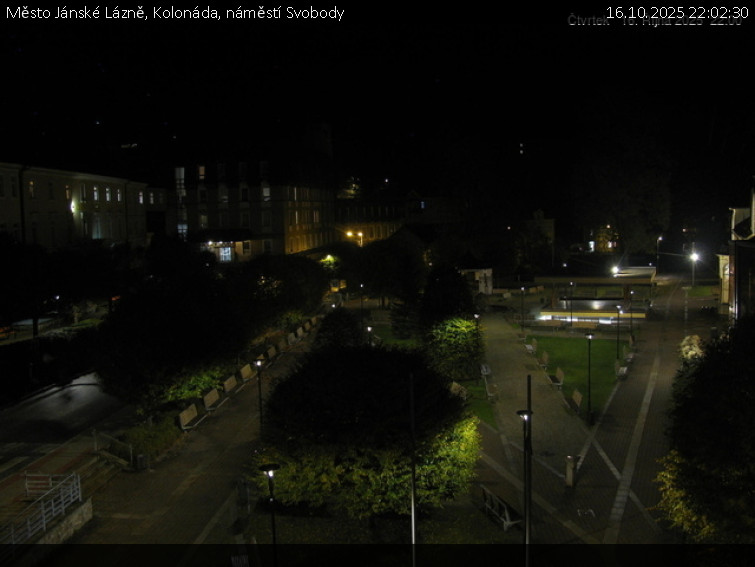Město Jánské Lázně - Kolonáda, náměstí Svobody - 16.10.2025 v 22:02 Město Jánské Lázně - Kolonáda, náměstí Svobody - 16.10.2025 v 22:02