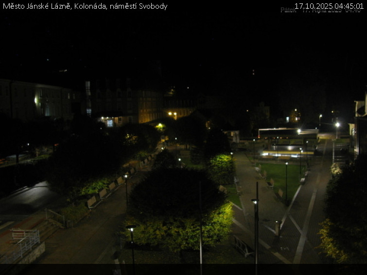 Město Jánské Lázně - Kolonáda, náměstí Svobody - 17.10.2025 v 04:45 Město Jánské Lázně - Kolonáda, náměstí Svobody - 17.10.2025 v 04:45