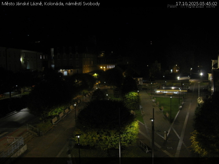Město Jánské Lázně - Kolonáda, náměstí Svobody - 17.10.2025 v 05:45 Město Jánské Lázně - Kolonáda, náměstí Svobody - 17.10.2025 v 05:45
