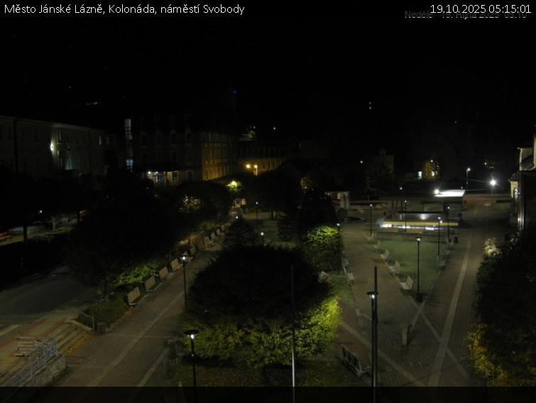 Město Jánské Lázně - Kolonáda, náměstí Svobody - 19.10.2025 v 05:15 Město Jánské Lázně - Kolonáda, náměstí Svobody - 19.10.2025 v 05:15