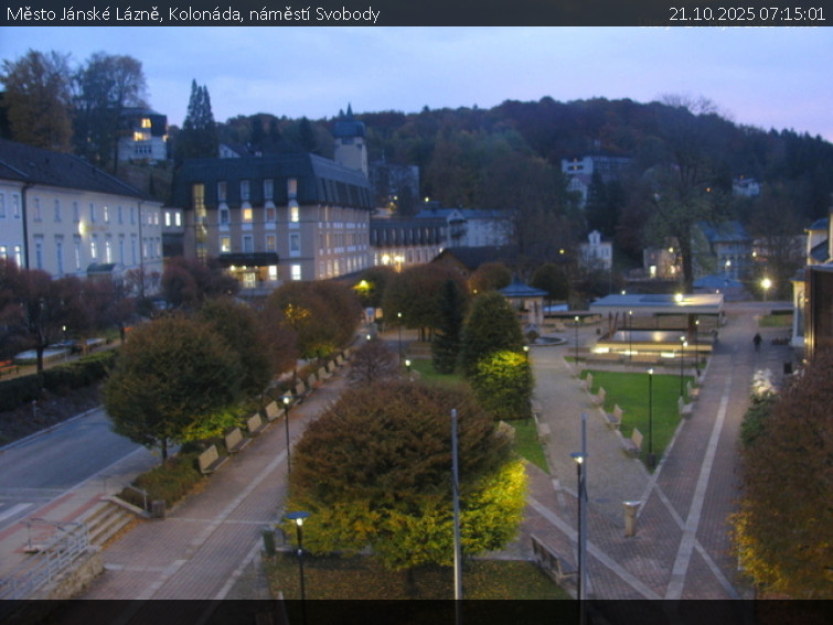 Město Jánské Lázně - Kolonáda, náměstí Svobody - 21.10.2025 v 07:15 Město Jánské Lázně - Kolonáda, náměstí Svobody - 21.10.2025 v 07:15