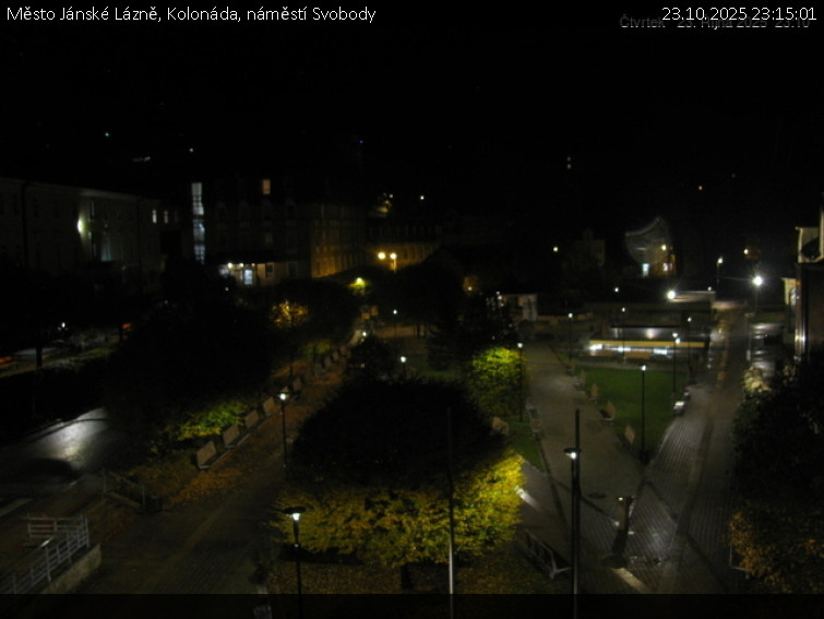 Město Jánské Lázně - Kolonáda, náměstí Svobody - 23.10.2025 v 23:15 Město Jánské Lázně - Kolonáda, náměstí Svobody - 23.10.2025 v 23:15