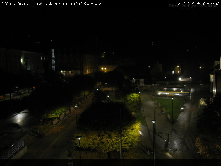 Město Jánské Lázně - Kolonáda, náměstí Svobody - 24.10.2025 v 03:45 Město Jánské Lázně - Kolonáda, náměstí Svobody - 24.10.2025 v 03:45
