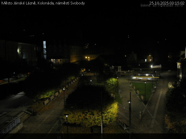 Město Jánské Lázně - Kolonáda, náměstí Svobody - 25.10.2025 v 03:15 Město Jánské Lázně - Kolonáda, náměstí Svobody - 25.10.2025 v 03:15
