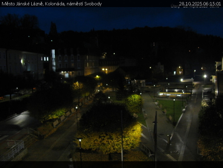 Město Jánské Lázně - Kolonáda, náměstí Svobody - 28.10.2025 v 06:15 Město Jánské Lázně - Kolonáda, náměstí Svobody - 28.10.2025 v 06:15