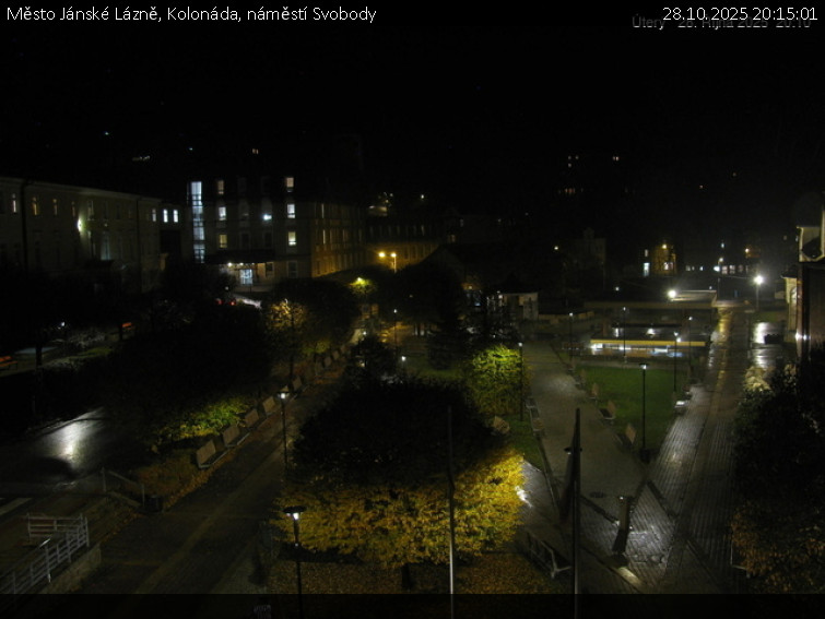Město Jánské Lázně - Kolonáda, náměstí Svobody - 28.10.2025 v 20:15 Město Jánské Lázně - Kolonáda, náměstí Svobody - 28.10.2025 v 20:15