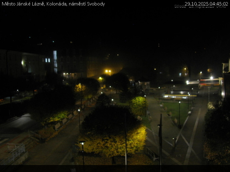 Město Jánské Lázně - Kolonáda, náměstí Svobody - 29.10.2025 v 04:45 Město Jánské Lázně - Kolonáda, náměstí Svobody - 29.10.2025 v 04:45