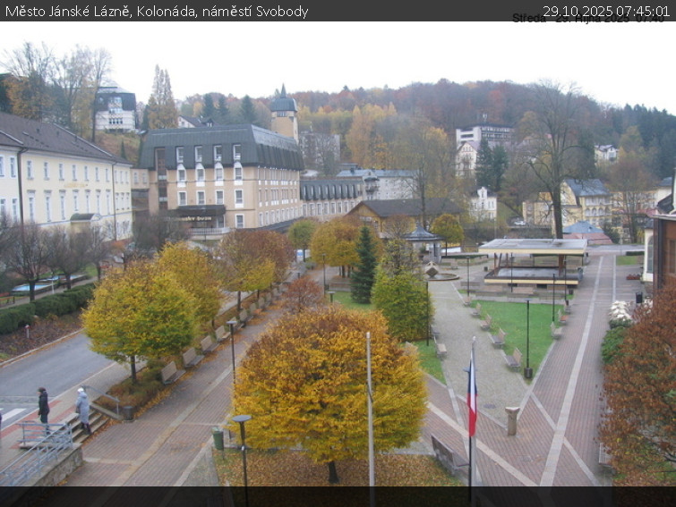 Město Jánské Lázně - Kolonáda, náměstí Svobody - 29.10.2025 v 07:45 Město Jánské Lázně - Kolonáda, náměstí Svobody - 29.10.2025 v 07:45