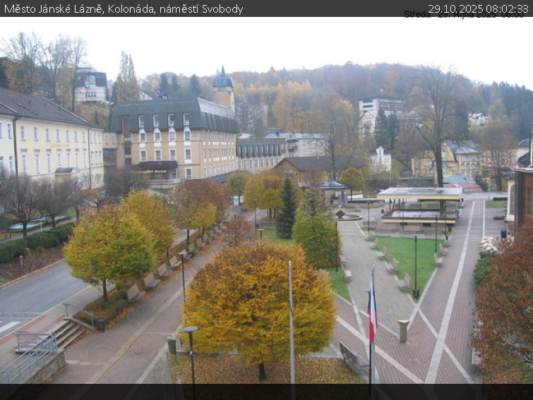 Město Jánské Lázně - Kolonáda, náměstí Svobody - 29.10.2025 v 08:02 Město Jánské Lázně - Kolonáda, náměstí Svobody - 29.10.2025 v 08:02