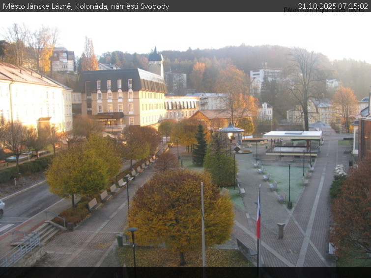 Město Jánské Lázně - Kolonáda, náměstí Svobody - 31.10.2025 v 07:15 Město Jánské Lázně - Kolonáda, náměstí Svobody - 31.10.2025 v 07:15